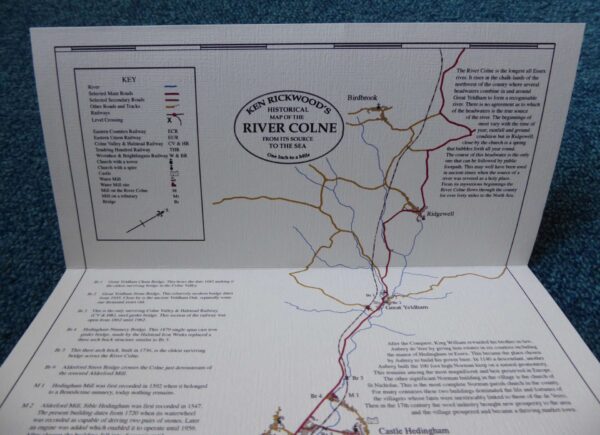 Limited edition Historical Maps of the River Colne by Ken Rickwood