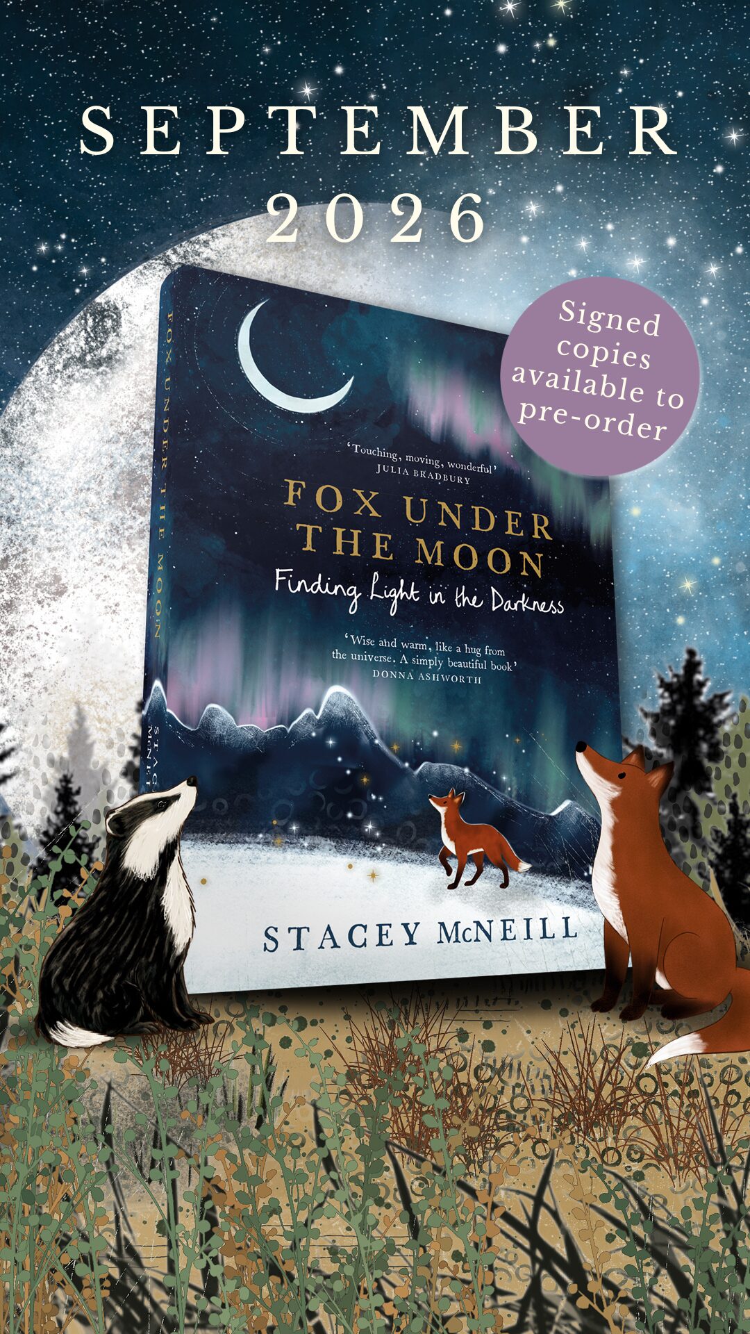 Fox Under The Moon | SIGNED |Finding Light in Darkness - Image 2