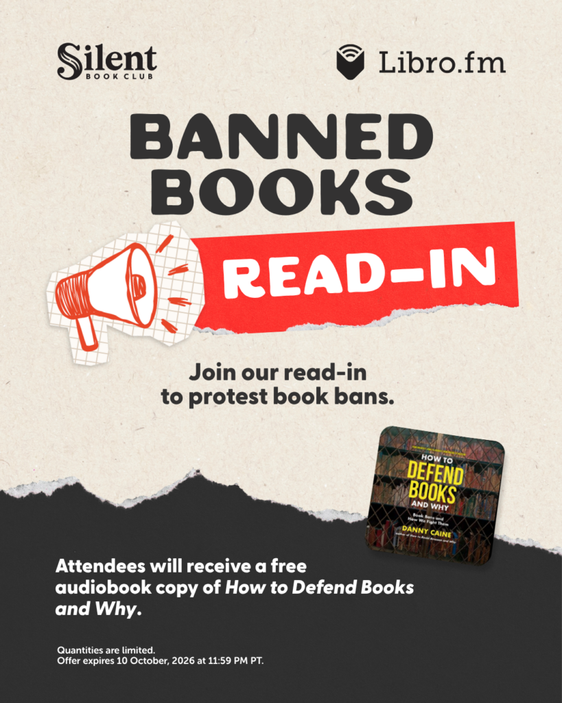 Banned Books Event at Silent Book Club in association with LIBRO FM