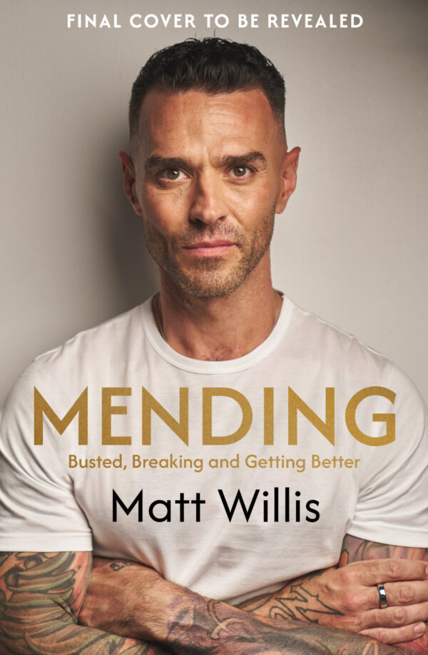 Busted, Burned out and Getting Better.  SIGNED Mending by Matt Willis