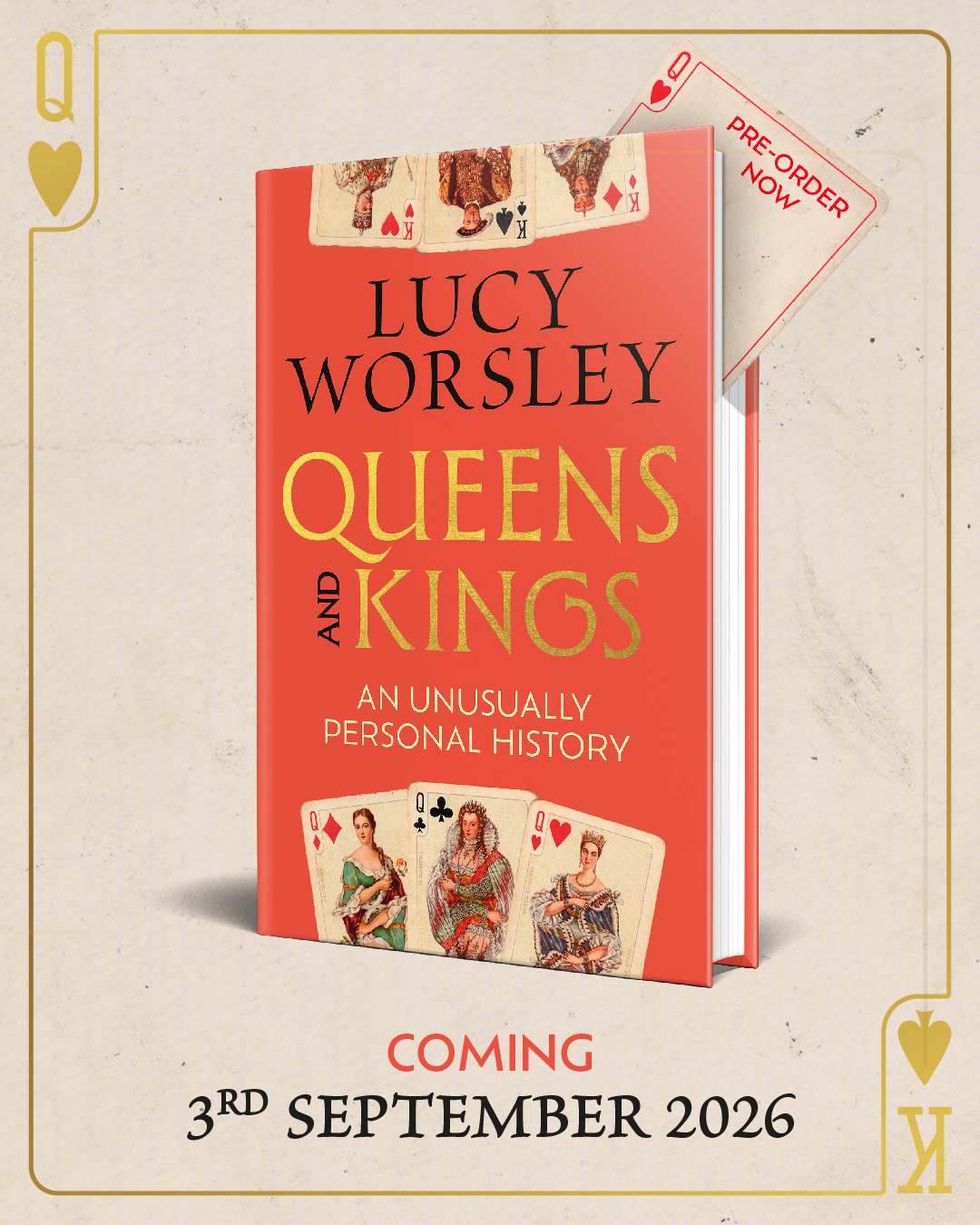Pre-order | SIGNED | Lucy Worsley | Queens & Kings