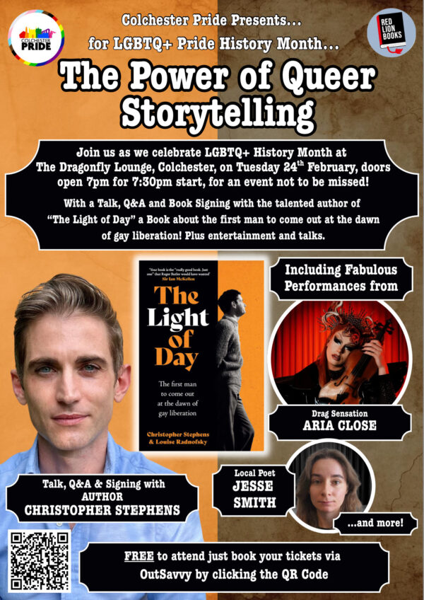 Colchester Pride presents: The Power of Queer Storytelling